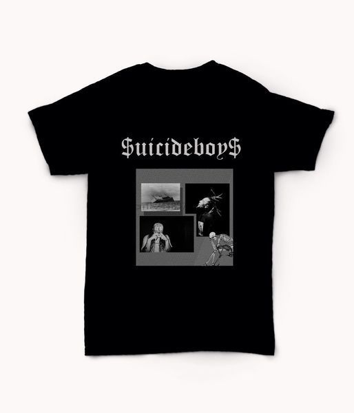 

new $uicideboy$ eternal grey t-shirt black u.s size basic tee
