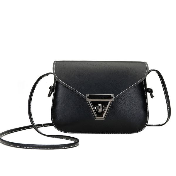 

new women bag solid color imitation leather women's shoulder bag crossbody lovely handbag simple fashion women bags designer