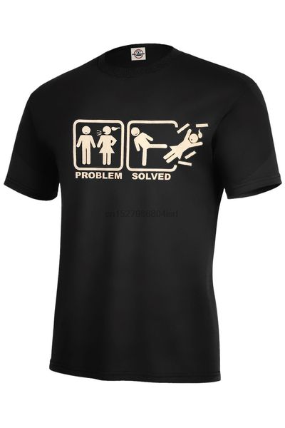 

problem solved t-shirt funny assorted colors seller a must sizes s-5xl