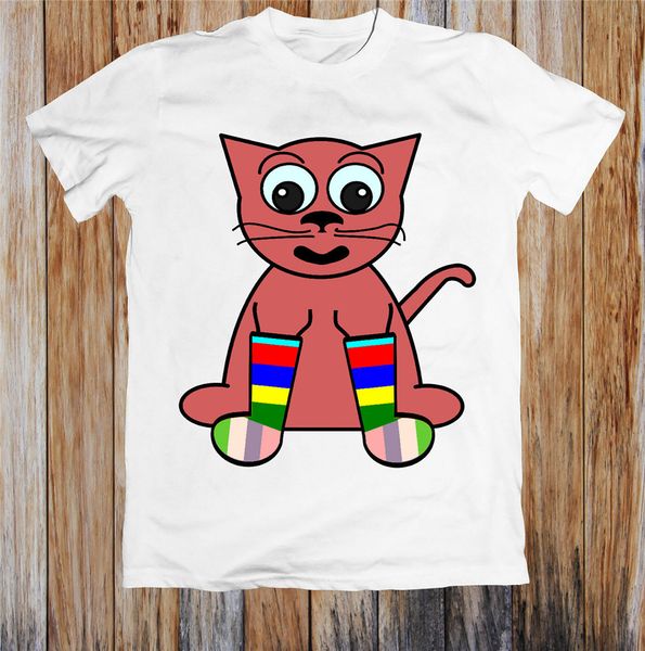 

cartoon in socks funny t shirt funny tee shirt