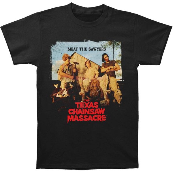 

texas chainsaw massacre мясо sawyers adult tee мужчины футболка с коротким рукавом версия для печати версия для печати casua футболку для му