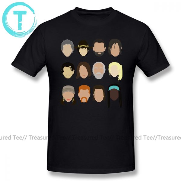 

daryl dixon футболка the walking dead t-shirt men печать tee shirt fun повседневный plus размер хлопок с коротким рукавом футболки