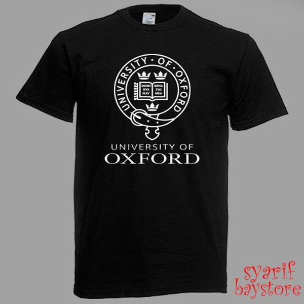 

oxford university logo mens black t-shirt size s m l xl 2xl 3xl