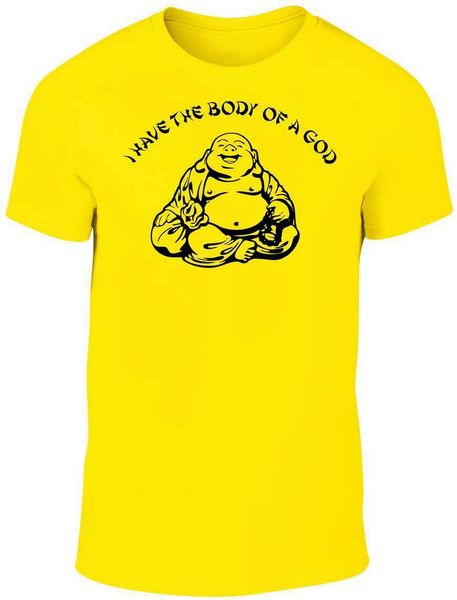 

i have the body of a god tee t shirt funny buddha budda banter fat food t-shirt fashion classic style