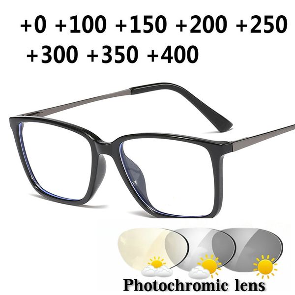 

дальнозоркость вс фотохромные очки для чтения мужчины пресбиопии очки солнцезащитные очки, обесцвечивание площади чтения с диоптриями nx, White;black
