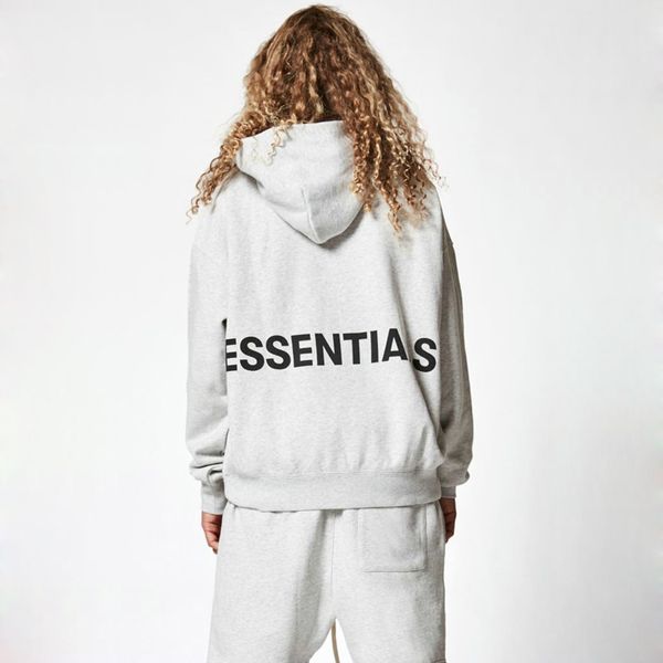 

Fear Of God Essentials Pullover Hoodies Sweatshirt Letter Printed Couple Outfit Fashion Hooded Casual Street Outwear Solid Hoodies HFYMWY019