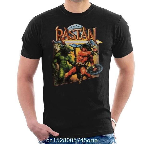 

печатный camiseta rastan cover art мужские футболки 100% женщин хлопка майка