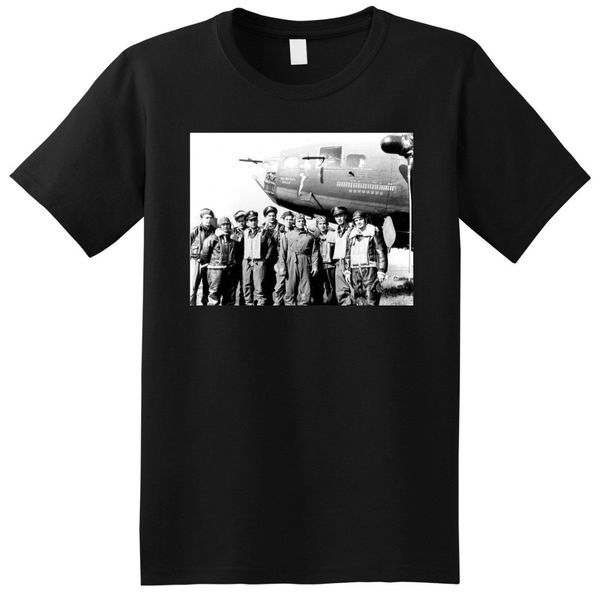 

memphis belle b-17 bomber world war 2 ii p tee small medium large or xl mens t shirt summer o neck 100% cotton men short