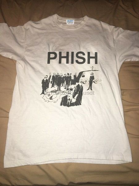 

genuine vintage phish 98 fall tour shirt from pollock's personal reprint