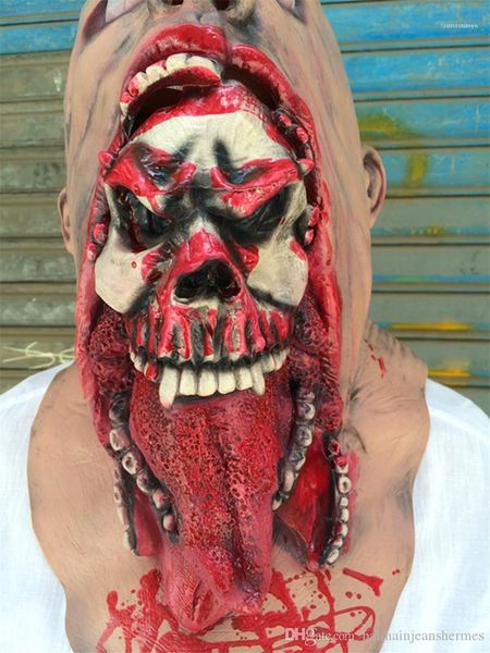 

men women full face masks scary cosplay walking dead halloween party masks movie star costume accessory, Silver