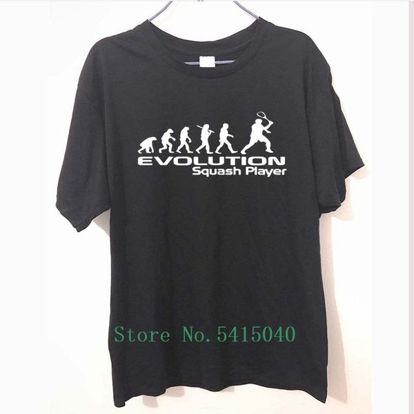 

evolution of squash player funny mens t-shirt fashion gift brand t shirts tees top