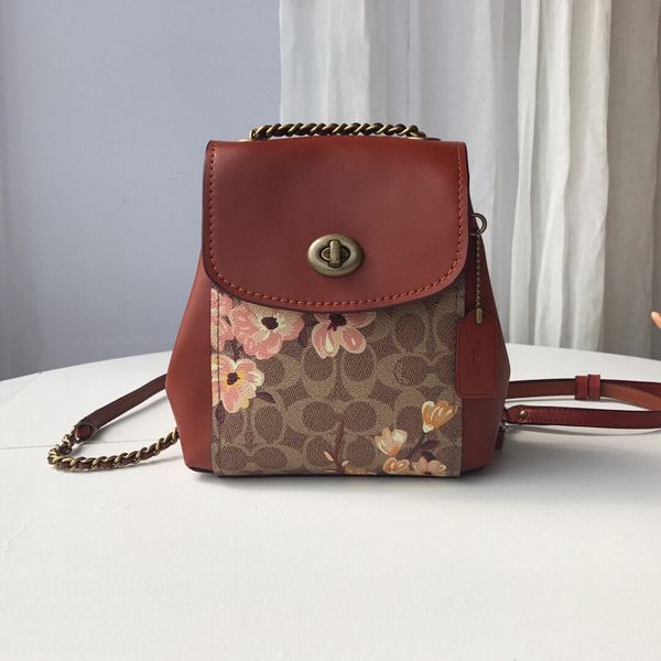 

2020 free shipping brand Co handbag ach new fashion ladies backpackGLUX