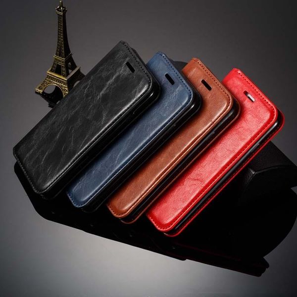 

magnetic leather wallet cellphone case stand leather case pframe phone cover for iphone 11 pro max 8 7 samsung s10 huawei mate 30