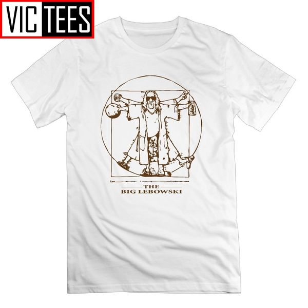 

the big lebowski t-shirts the dude t shirt round collar tees t-shirt short sleeve 100% cotton t-shirt