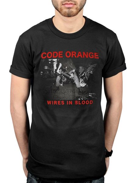

official code wires orange wires in blood t shirt bleeding in the blur i am king