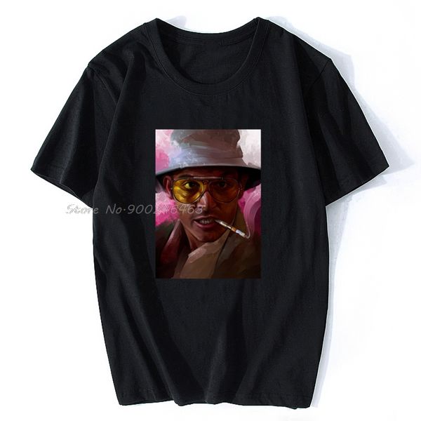 

men t-shirt giger portrait tshirt summer cotton tees anime hip hop harajuku streetwear women t shirt