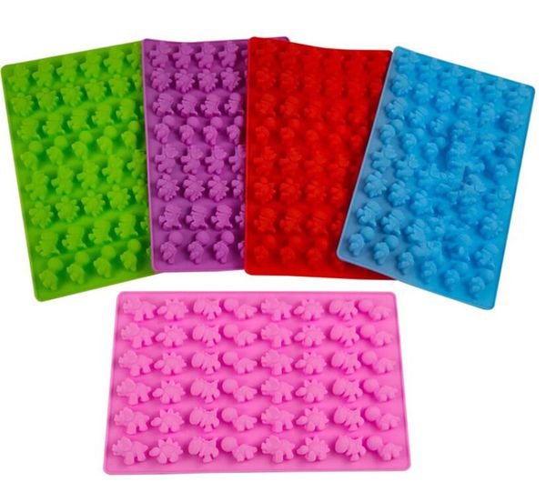 

48 полость силиконовые динозавр плесень шоколадный торт gummy конфеты ice cube tray mold cake baking декорирования инструменты