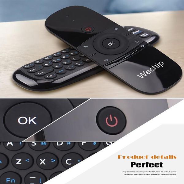 

w1 ultra-slim 2.4g wireless keyboard motion sense air mouse controller for lapsmart tv pc android tv box