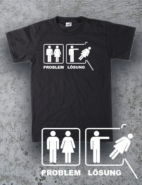 

2020 fashion t-shirt funshirt problem lustig witzig party feiern partyshirt jga trennung tee shirt