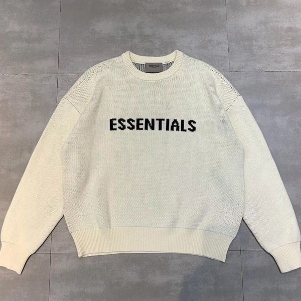 

real pics dark grey beige print oversize thick sweater hip hop rib knit crewneck raglan pullover streetwear, White;black