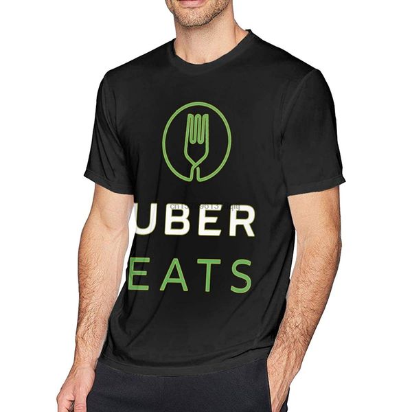 

uber eats fashion men's short sleeve t-shirt black xxl(3