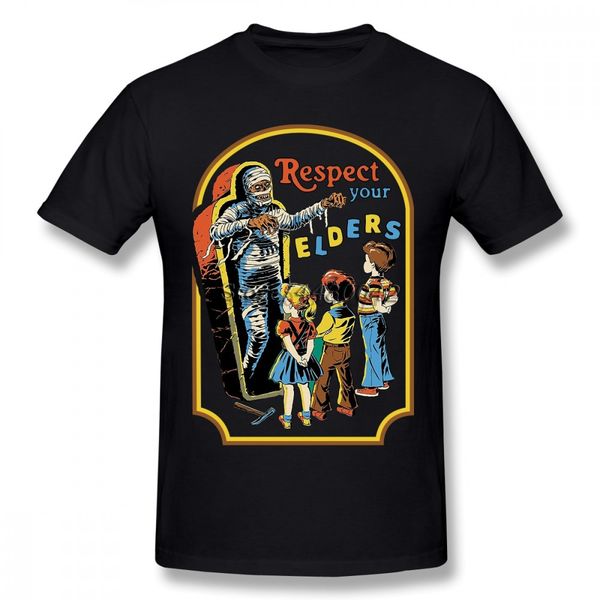 

respect your elders mummy horror satan t shirt for men dropshipping short sleeve cotton plus size custom team tee 4xl 5xl 6xl