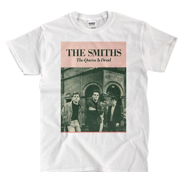 

mans unique cotton short sleeves o neck t shirt the smiths the queen is dead shirt