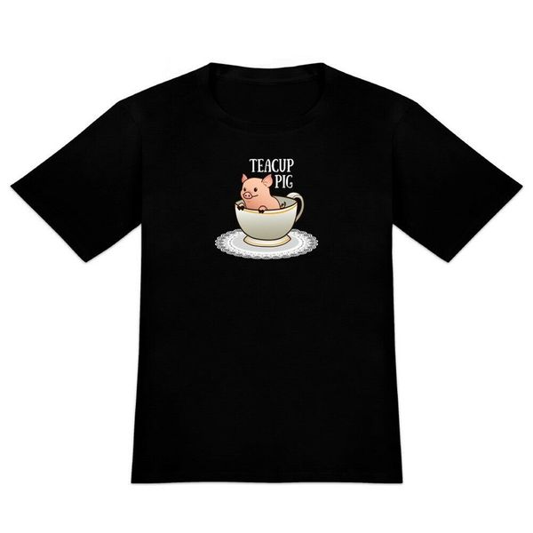 

teacup pig men's novelty t-shirt funny design tee shirt
