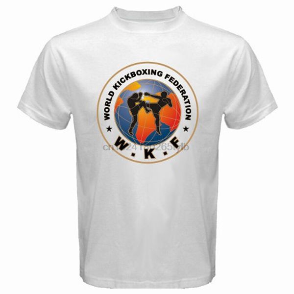

wkf world kickboxing federation logo mens white t-shirt size s m l xl 2xl 3xl