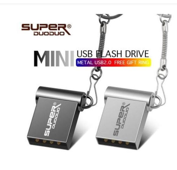 

super mini metal usb flash drive 64gb 32gb 16gb 8gb 4gb flash drive portable 128gb memory stick pendrive storage flash disk