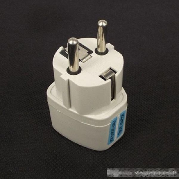 

1000pcs universal 2 pin uk us au to eu euro france germany travel adapter adaptor ac power plug convert