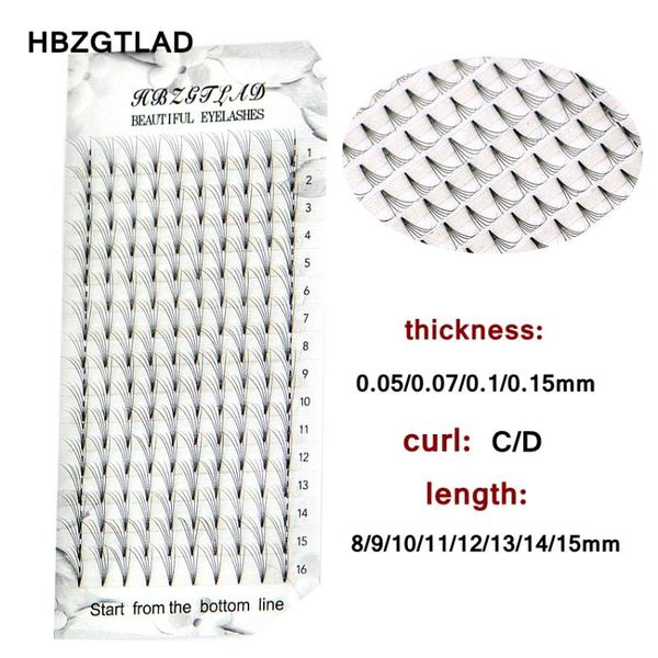 

new 16 lines 5d russian volume black eyelashes extension short stem pre made fans lash selling eyelash individual extensions