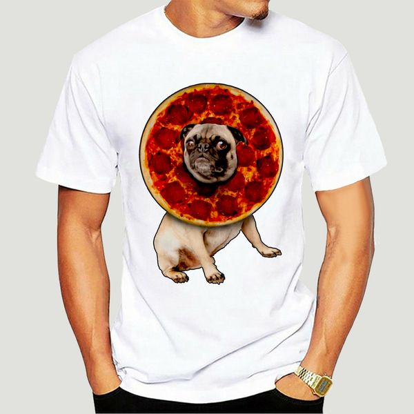 

lost gods pepperoni pizza pug mens graphic t shirt fashion classic style tee shirt-2780d