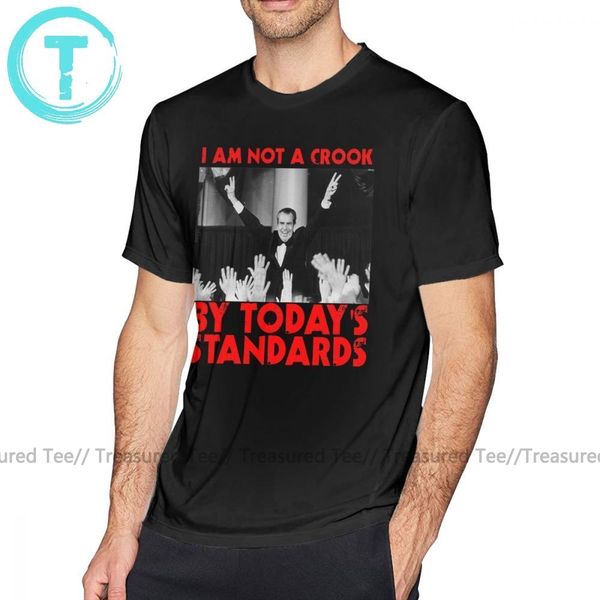 

scandal t shirt richard nixon i am not a crook by today standards t-shirt 5x summer tee shirt male printed funny cotton tshirt
