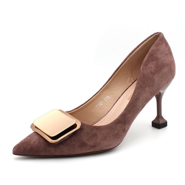 

new fashio women thin high heels pumps women high heels working shoes, Black