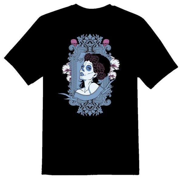 

black or white tee zombie girl dead stylish custom tee shirt