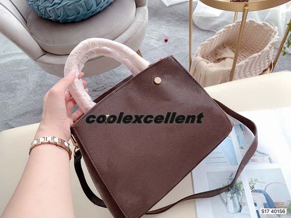 

new ladies montaignss shoulder bag leather big flower pattern fashion vintage woman handbag