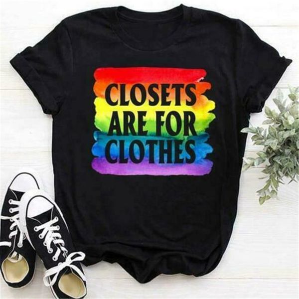 

lgbt closets are for clothes men t-shirt cotton s-3xl fashion cool tee shirt