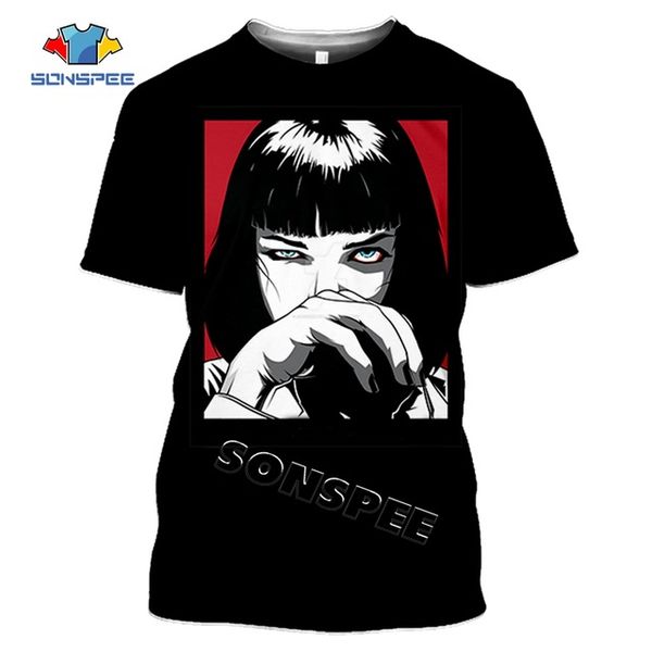 

men movie pulp fiction poster virgin mary 3d print shirts harajuku funny harajuku men clothing
