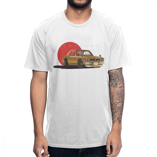 

classic hakosuka pgc10 skyline gtr cool t shirt popular design car graphic cotton tee shirt