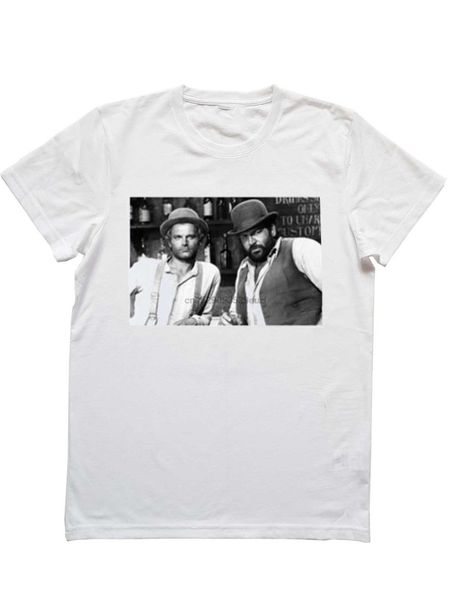

t-shirt maglietta bud spencer e terence hill donna uomo sku00222 loose size tee shirt