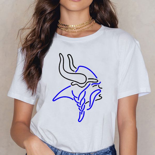 

t shirt women vikings womens organic summer harajuku cotton female shirt