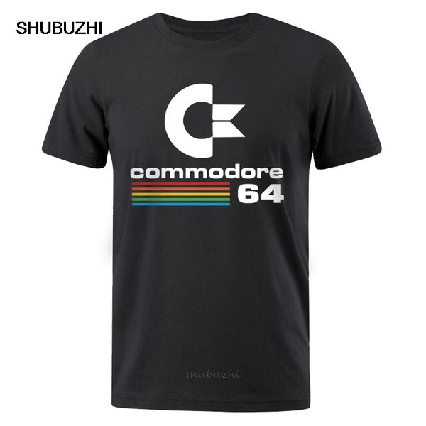 

men t-shirts summer commodore 64 print t shirt c64 sid amiga retro cool design t-shirt short sleeve tee mens clothing