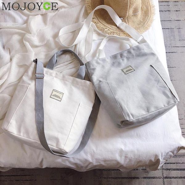 

2020 korean version of the versatile canvas shoulder bag large capacity foldable women handbag