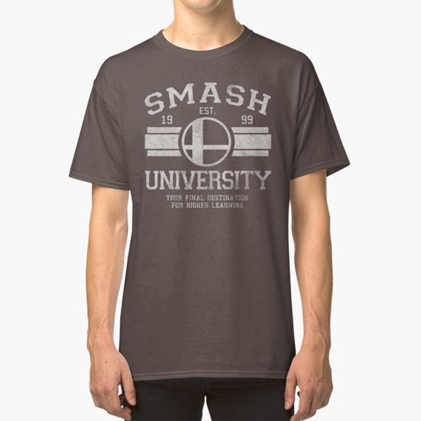 

smash университет v2 t - shirt super smash bros videogame бой марио ссылка brawl