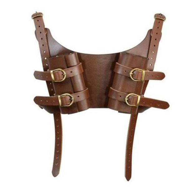 

урожай средневековая ножен knight sword кобура двойной ремень меч держатель черная сумка кобура вскользь cosplay кожа, Black;blue