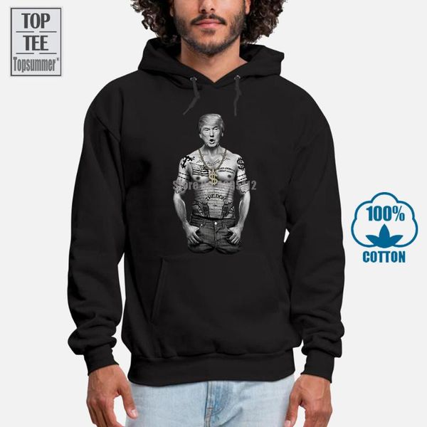 

tattoo hoodie boy hoodies oversize big sizes boy sweatshirt cotton men streetwear women hoodie men hoodies, Black