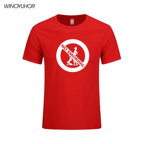 

girl and boy no smoking printed t shirt for men 2020 new summer short sleeve o neck cotton tee humor joke funny t-shirt