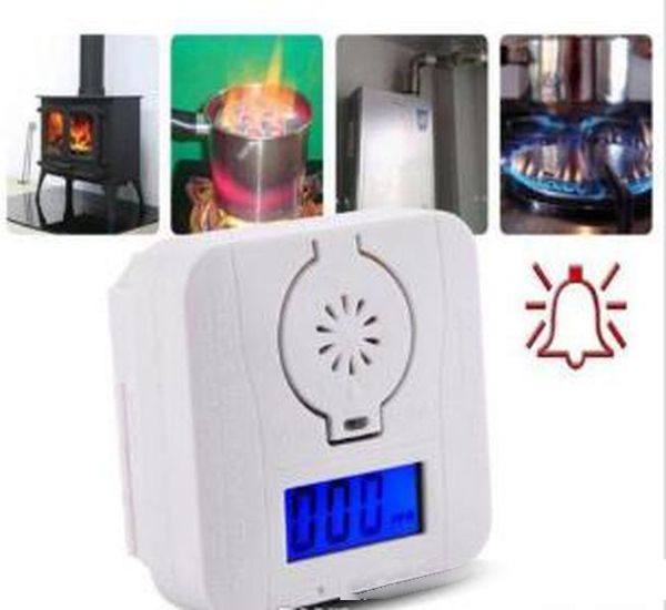 

2019 digital co carbon monoxide and detector alarm poisoning gas warning sensor transport free