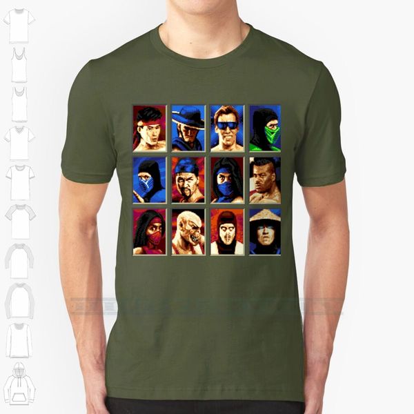

mortal kombat ii genesis character select custom design print for men women cotton new cool tee t shirt big size